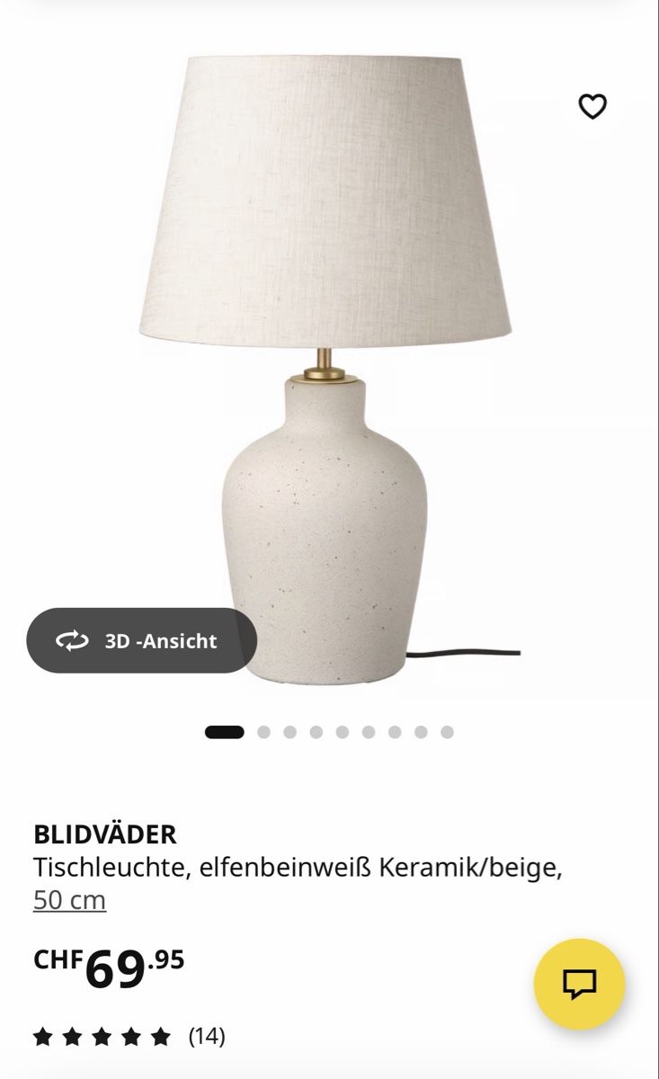 Ikea Lampade: 2 Ikea Blidväder Tischleuchten – Nuovo (secondo la descrizione) da Mühlau venduto da kvn_8cmk