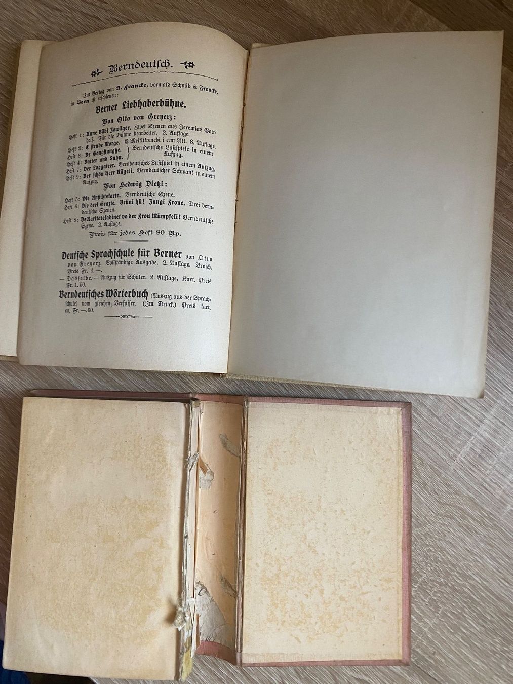 Libri: 2 Bücher antik 1853 - 1904 – Usato da Bösingen venduto da Trigusik 4