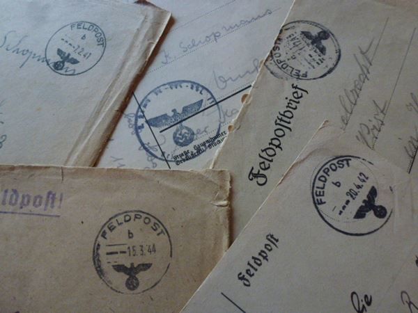 Tutti i francobolli: Lot ++ über 30 alte Belege Feldpost DR – Usato da Walkringen venduto da Casablanca777 9