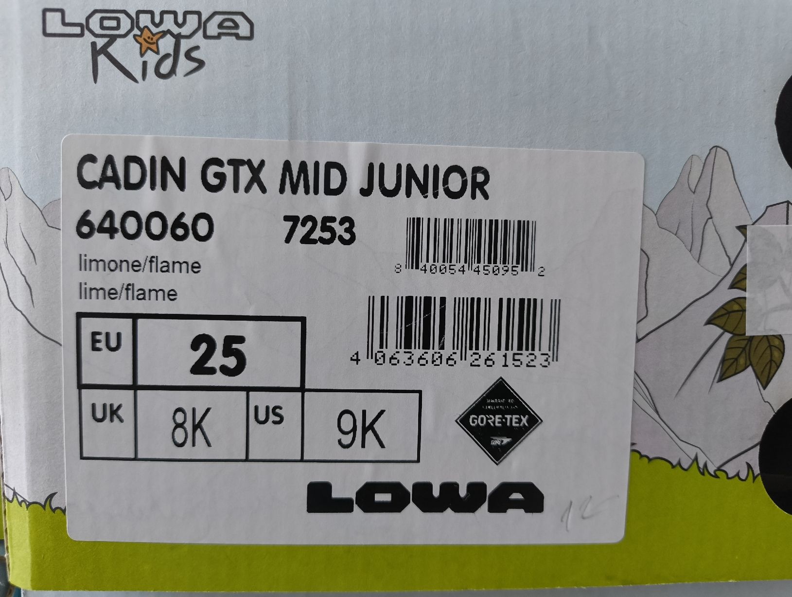 Lowa Chaussures garçon: Lowa Wanderschuhe CADIN GTX MID JUNIOR Gr 25 – Neuf avec emballage d'origine à Uitikon Waldegg par PJLS1 4