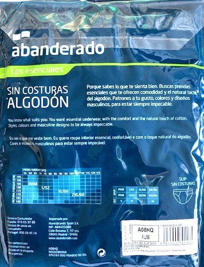 Biancheria intima: ababderado los esenciales Slip – Nuovo e nell'imballaggio originale da Menziken venduto da ABA60 1