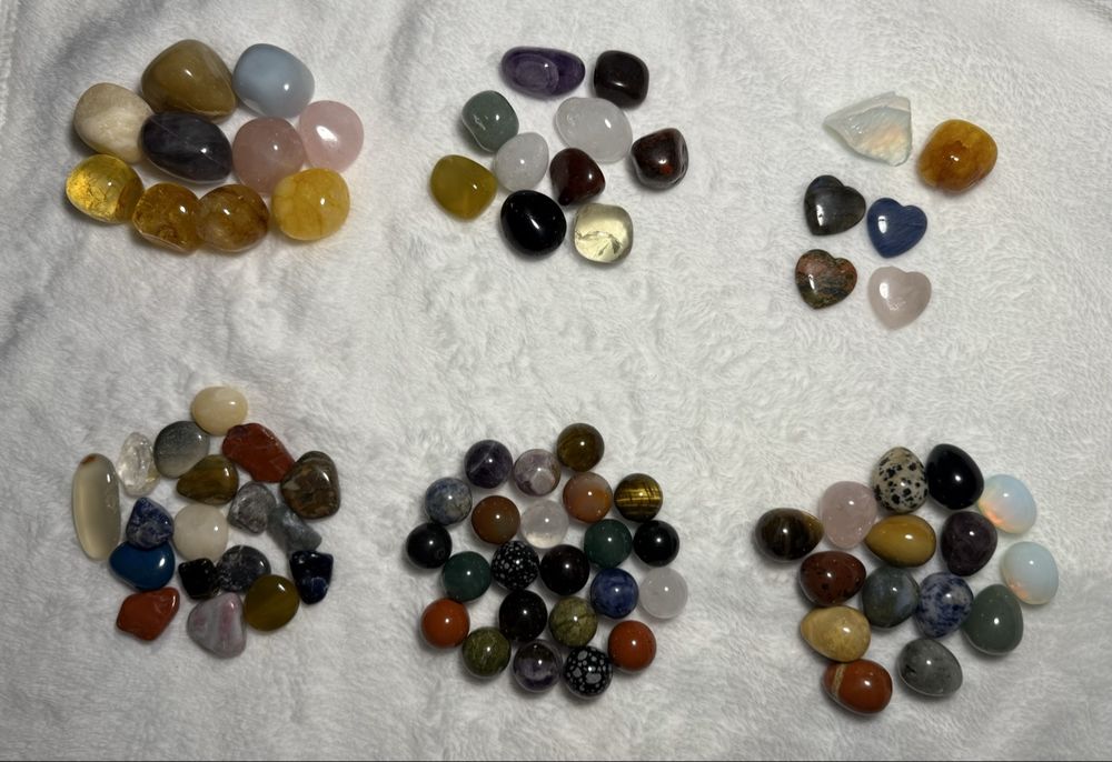 Edelsteine Sammlung: Diverse Mineralsteine, Glückssteine (Neu (gemäss ...