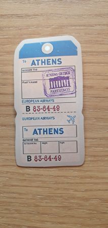 vintage Aufkleber Reisepass