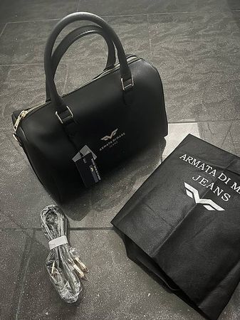 Armata di Mare Jeans Tasche Handtasche NEU! schwarz saffiano