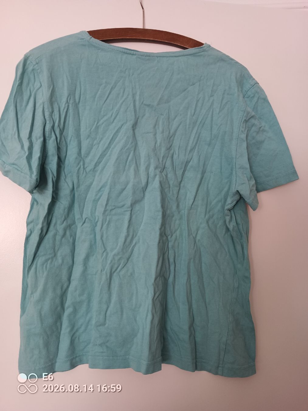 T-shirt: Petrolfarbenes Shirt – Usato da Zürich venduto da Mitzi6 1