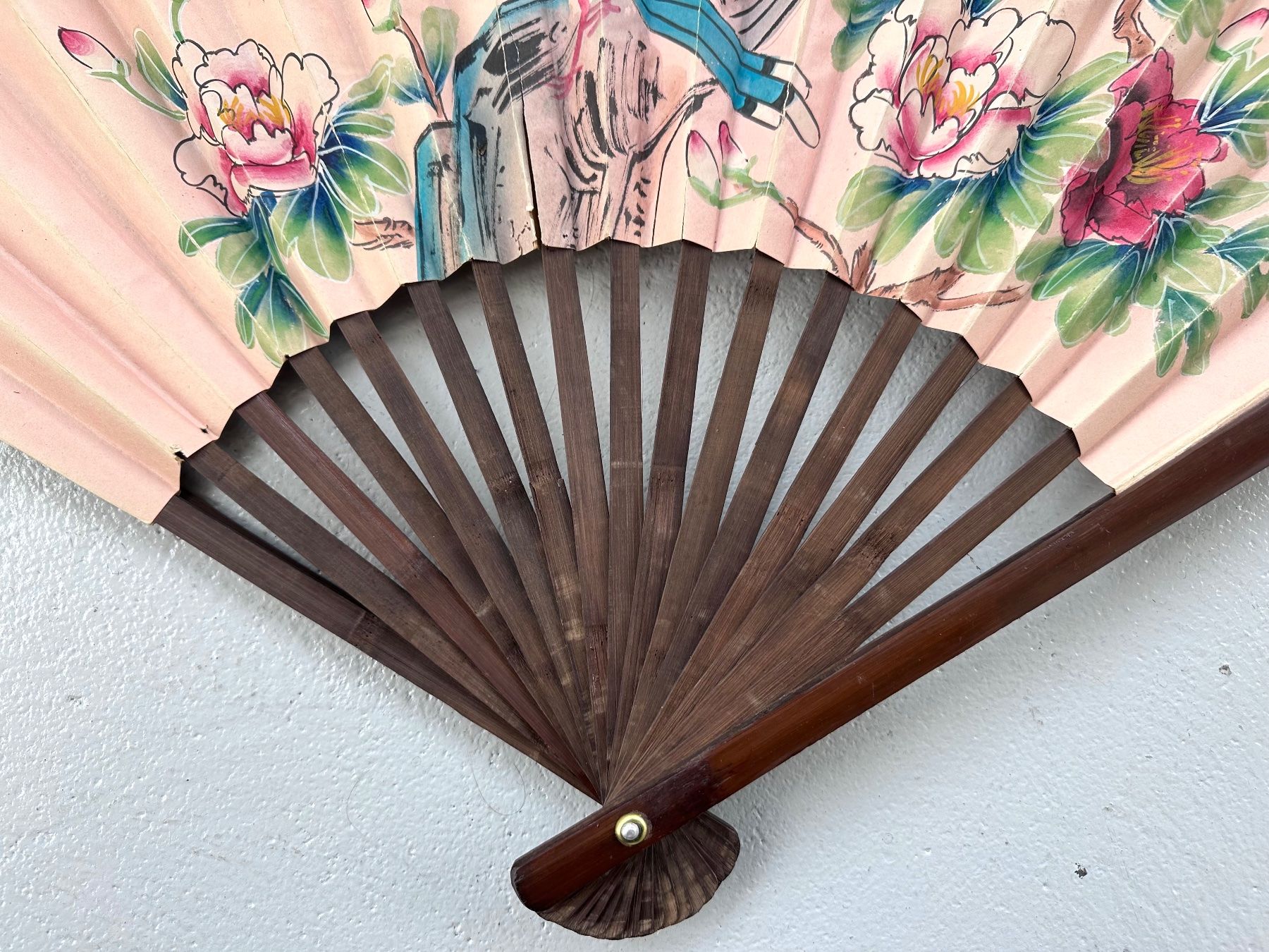 Alle Dekorationen: Grosser Deko-Fächer mit Vogel-/ und Blumenmotiv – Gebraucht aus Bern von Fraeuleinhonig 1