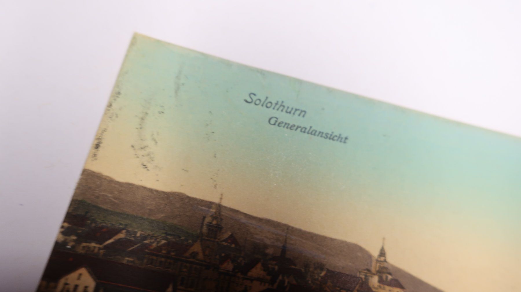Ansichtskarten: Solothurn Generalansicht  1910 – Gebraucht aus Cormoret von Pascalll2001 2