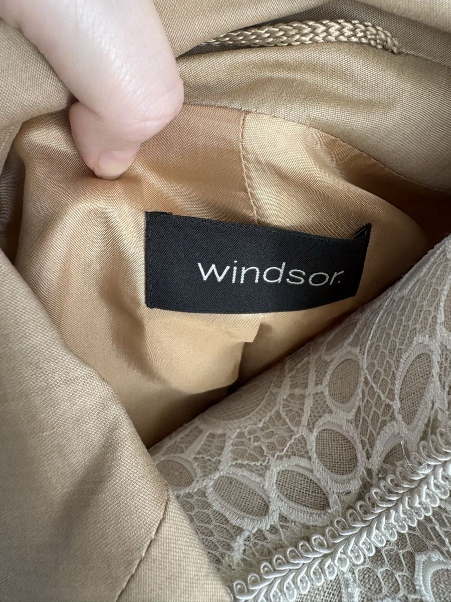 Completi & Tailleur: Windsor Blazer beige Baumwolle/Seide – Usato da Wittenbach venduto da sarah_09 5