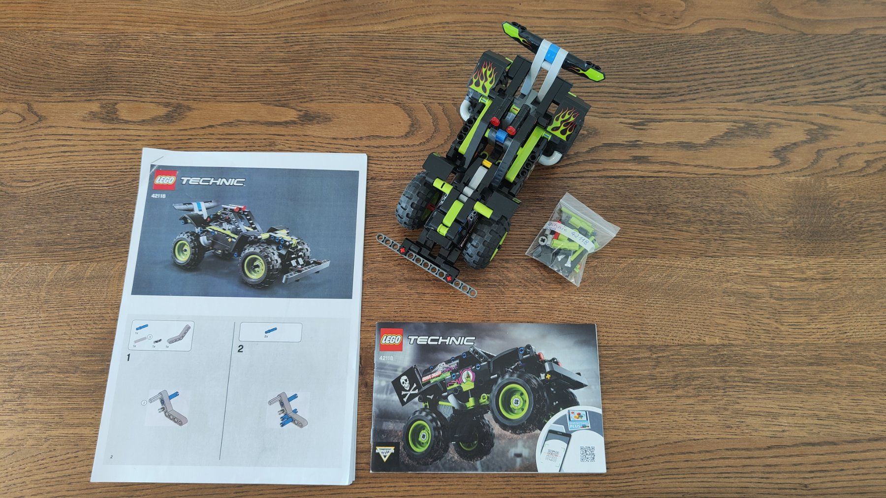 Technics Kit di costruzioni: Lego Technic Monstertruck Grave Digger (2 Modelle) – Usato da Tann venduto da ansure75 4