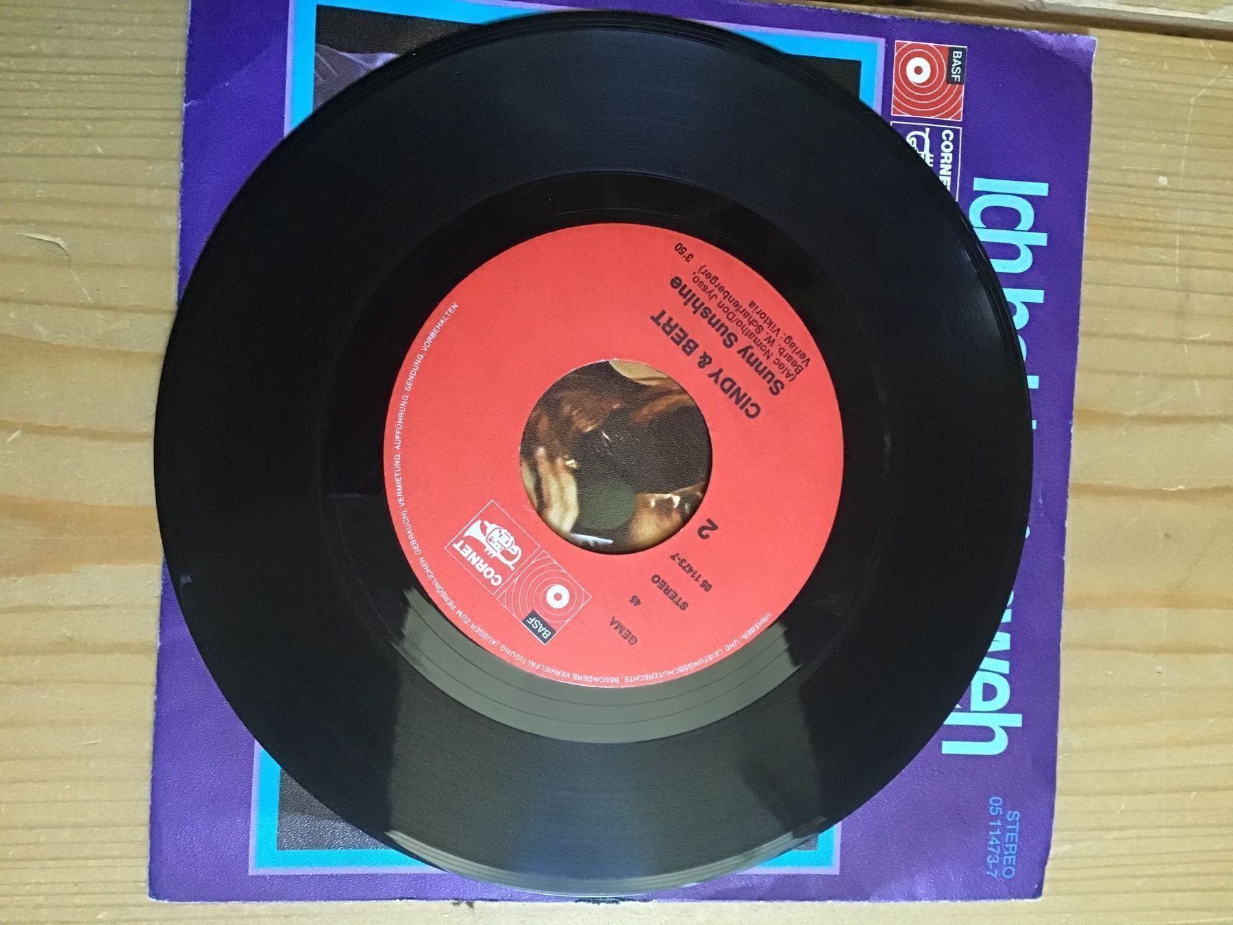 Dischi in vinile: single, Cindy & Bert, ich hab heimweh nach dir – Usato da Liestal venduto da ozo2005 2