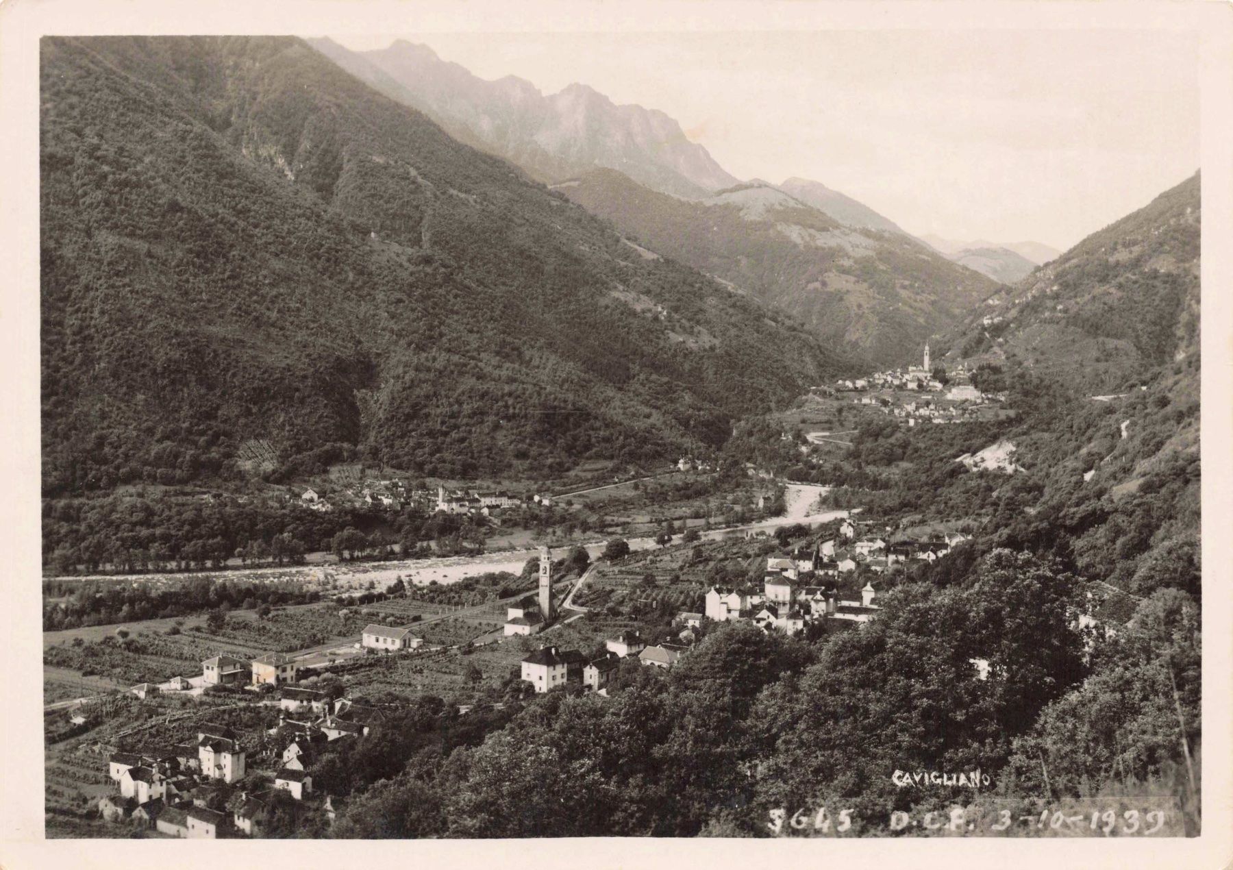 Cartoline postali: Cavigliano Maggia G – Usato da Biasca venduto da Blenio71