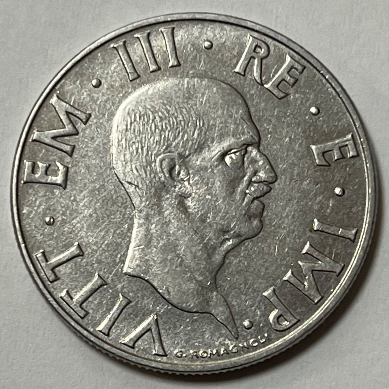 Tutti le monete: 2 Lire - Victor Emmanuel III - 1940 – Usato da Dietikon venduto da Numis8953