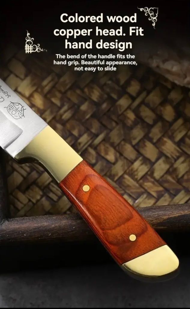 Coltelli: Haushalt Hand Gehackte Fleisch / Obst Messer  mit Etui! – Nuovo e nell'imballaggio originale da Seon venduto da Aaargauer01 5