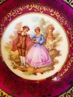 2  Vintage Limoges Miniatur Teller
