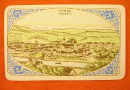 AARAU, LITHOGRAPHIE UM 1900