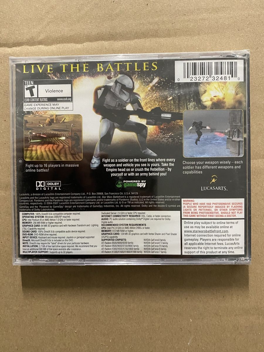 Giochi: Star Wars Battlefront, PC neu/ sealed – Nuovo e nell'imballaggio originale da Basel venduto da spider-loc 1