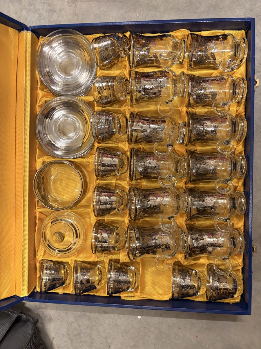 Bicchieri: Arabisches Tee Set – Usato da Winterthur venduto da misaki77