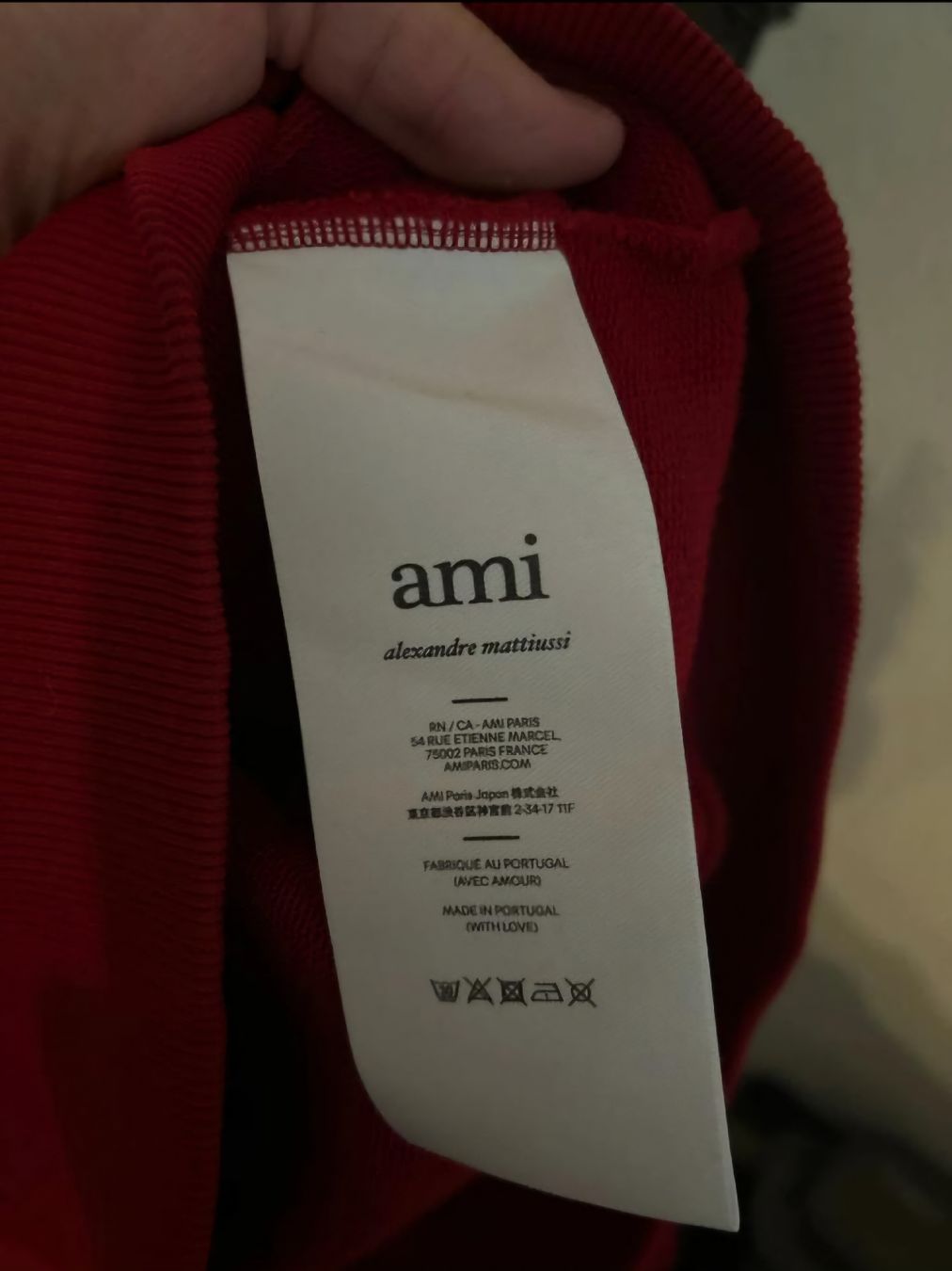 Maglioni & Felpe: AMI Paris Sweater Gr. S Rot  – Usato da Hagendorn venduto da mar_b8zk 3