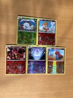 5 Pokemon Karten Holo