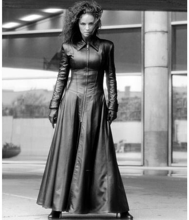 Great Coat Corset Ledermantel Echtes Leder XS