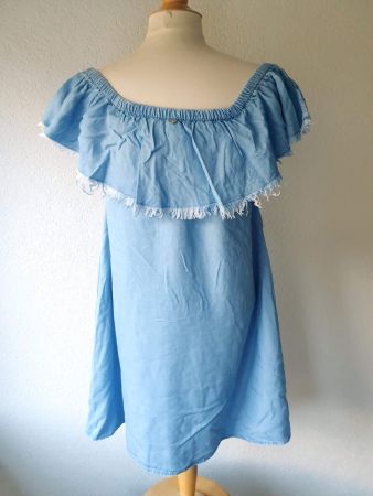 RICH & ROYAL DRESS KLEID JEANSKLEID 36 S WEICH TUNIKA TOP