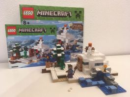 Lego Minecraft 21120 Versteck im Schnee mit OVP komplett