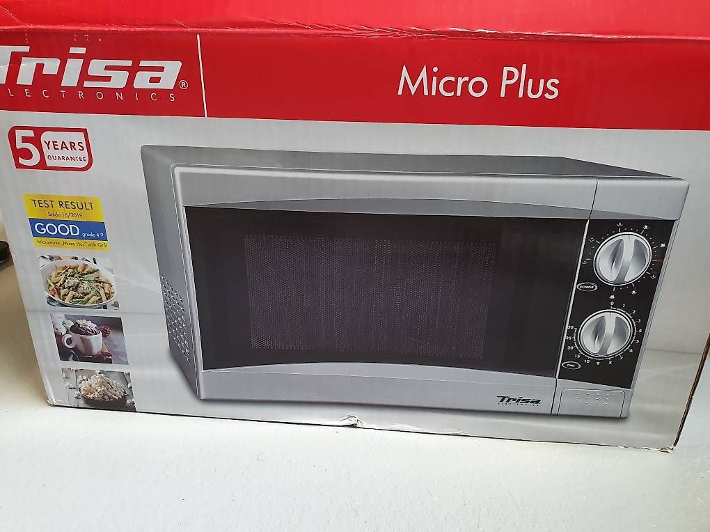 Elettrodomestici da cucina: Trisa Micro Plus Mikrowelle mit Grillneu & originalverpackt – Usato da Giebenach venduto da veszko