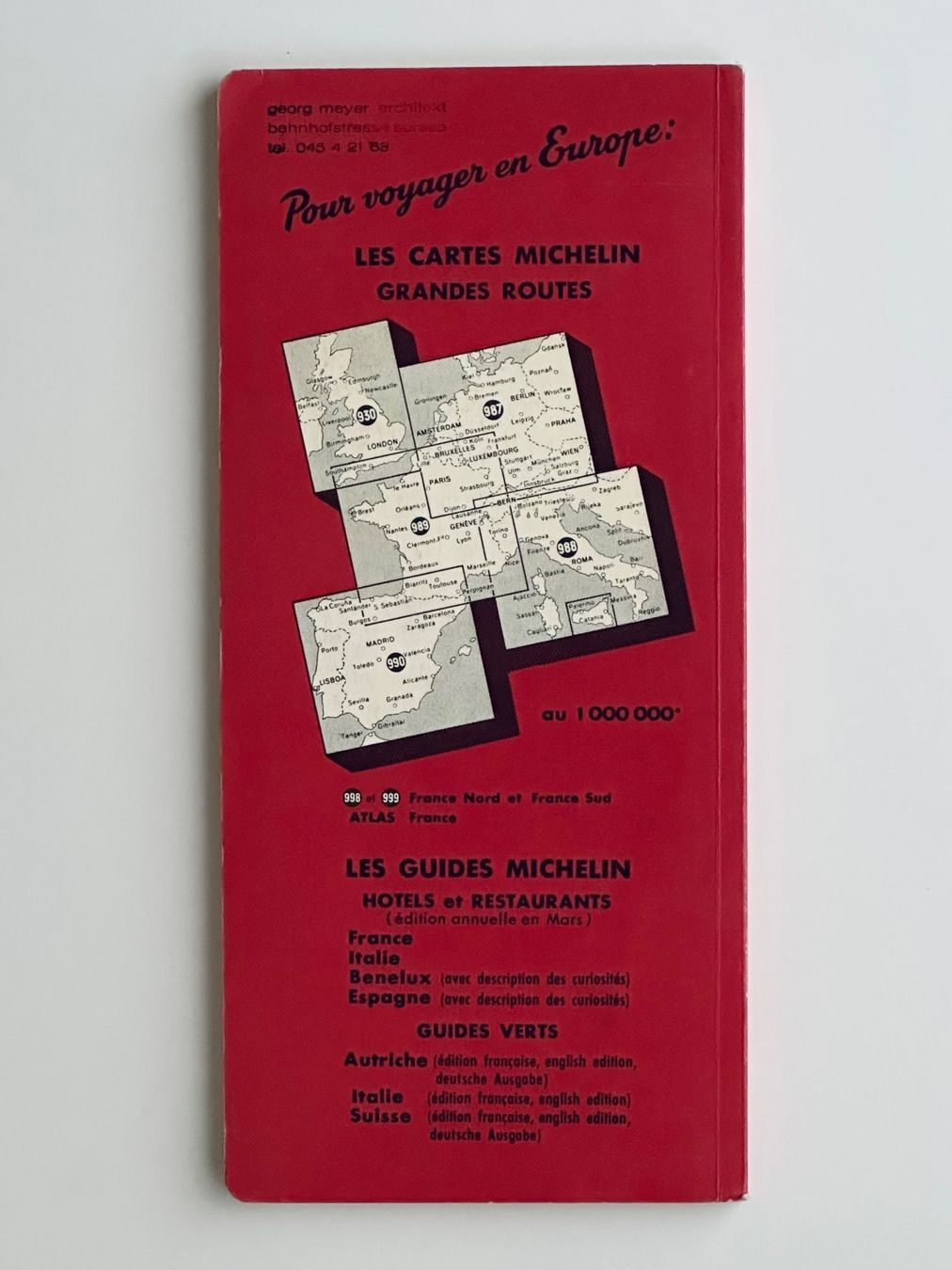 Livres: Espagne 1963: Guide Rouge Michelin – D'occasion à Zürich par arn___ 1