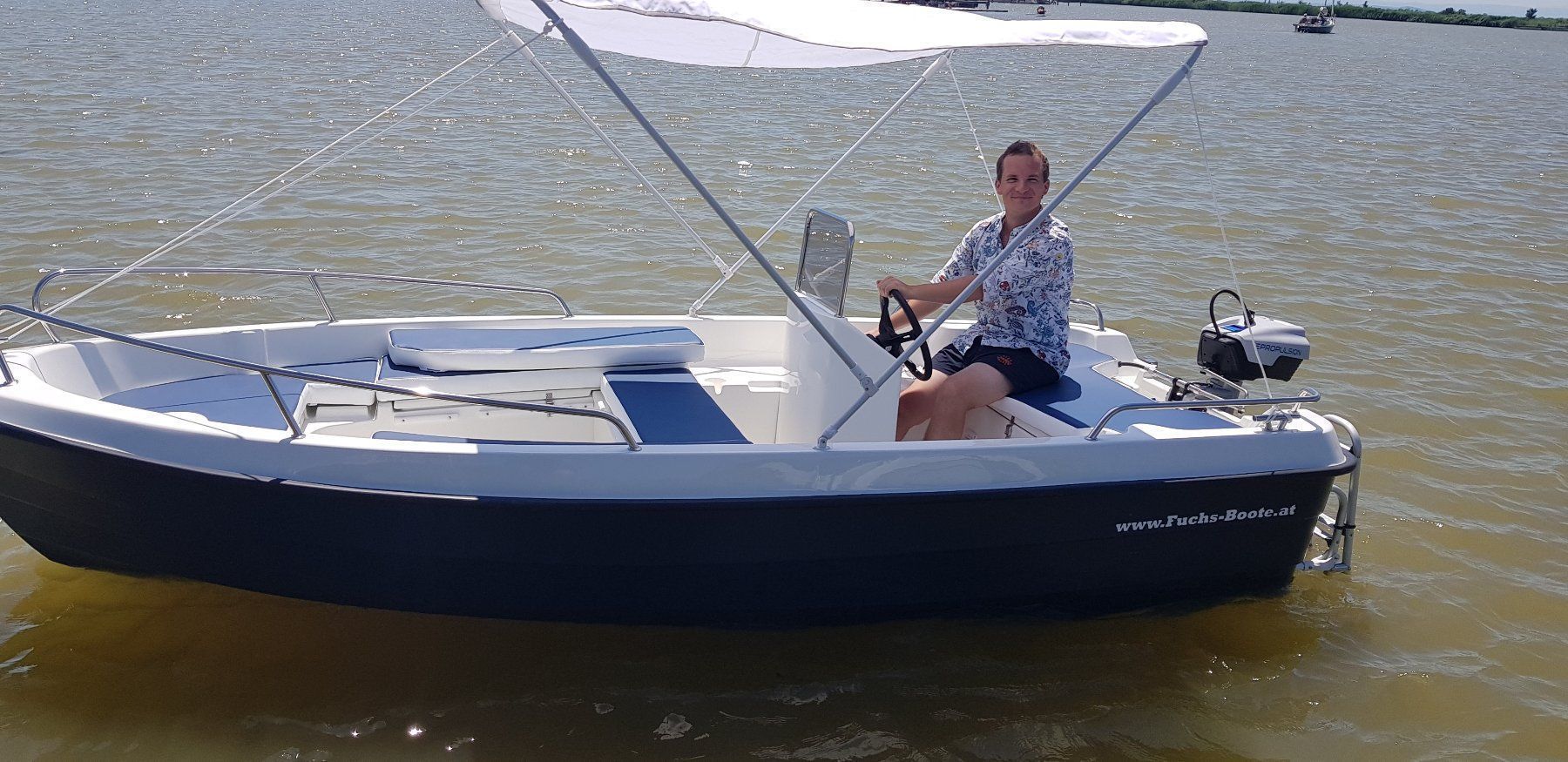 Barche: LAGERND NEU 420 DELUXE Boot Motorboot Ruderboot GFK Boot – Nuovo e nell'imballaggio originale da Aigen Schlägl venduto da Fuchs-Boote 1