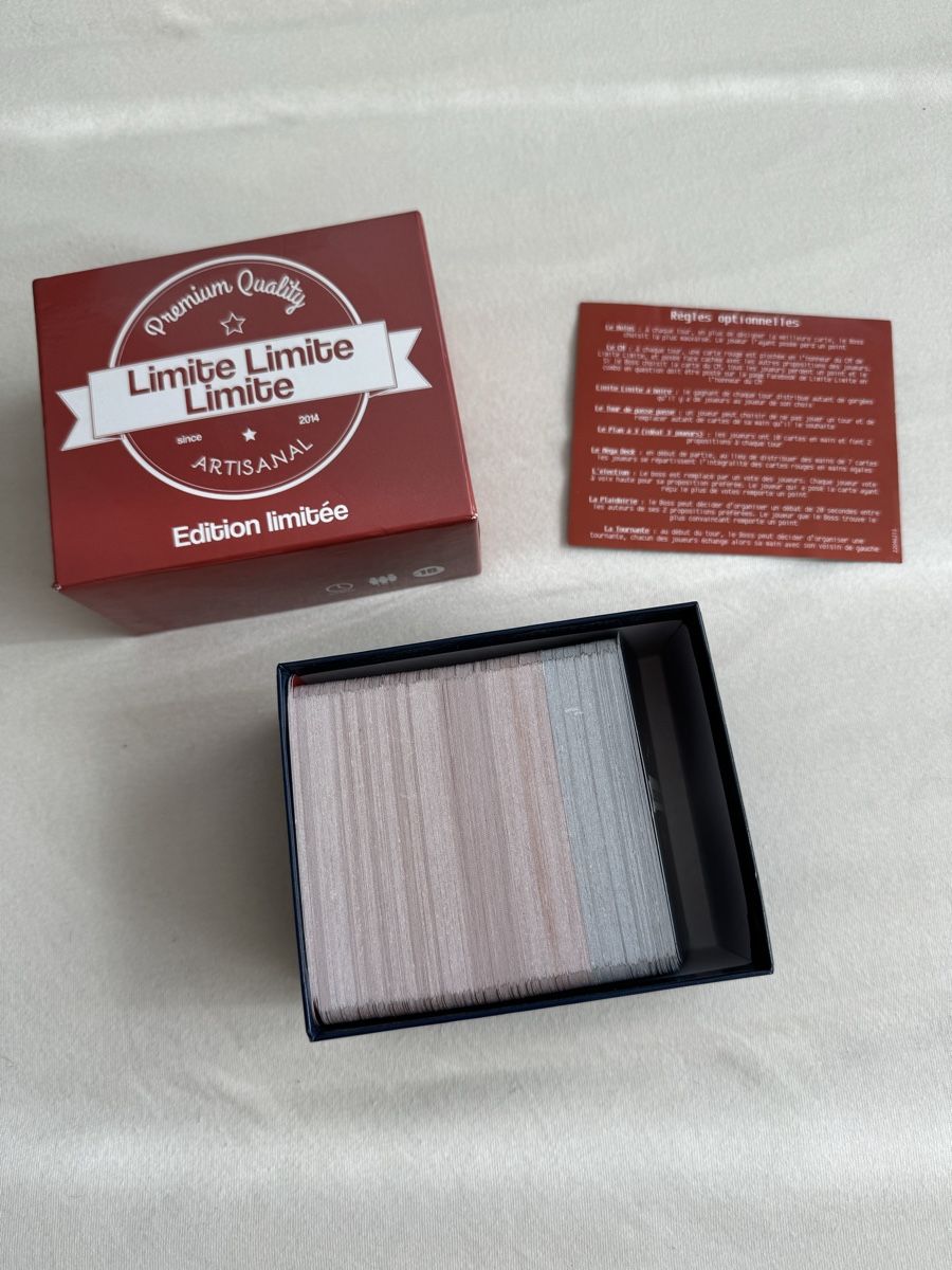 Giochi: Limite Limite Limite Premium Edition Board Game New – Nuovo (secondo la descrizione) da Zürich venduto da pat_rx9j 1