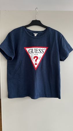 Guess T-Shirt Damen Blau, Gr. L