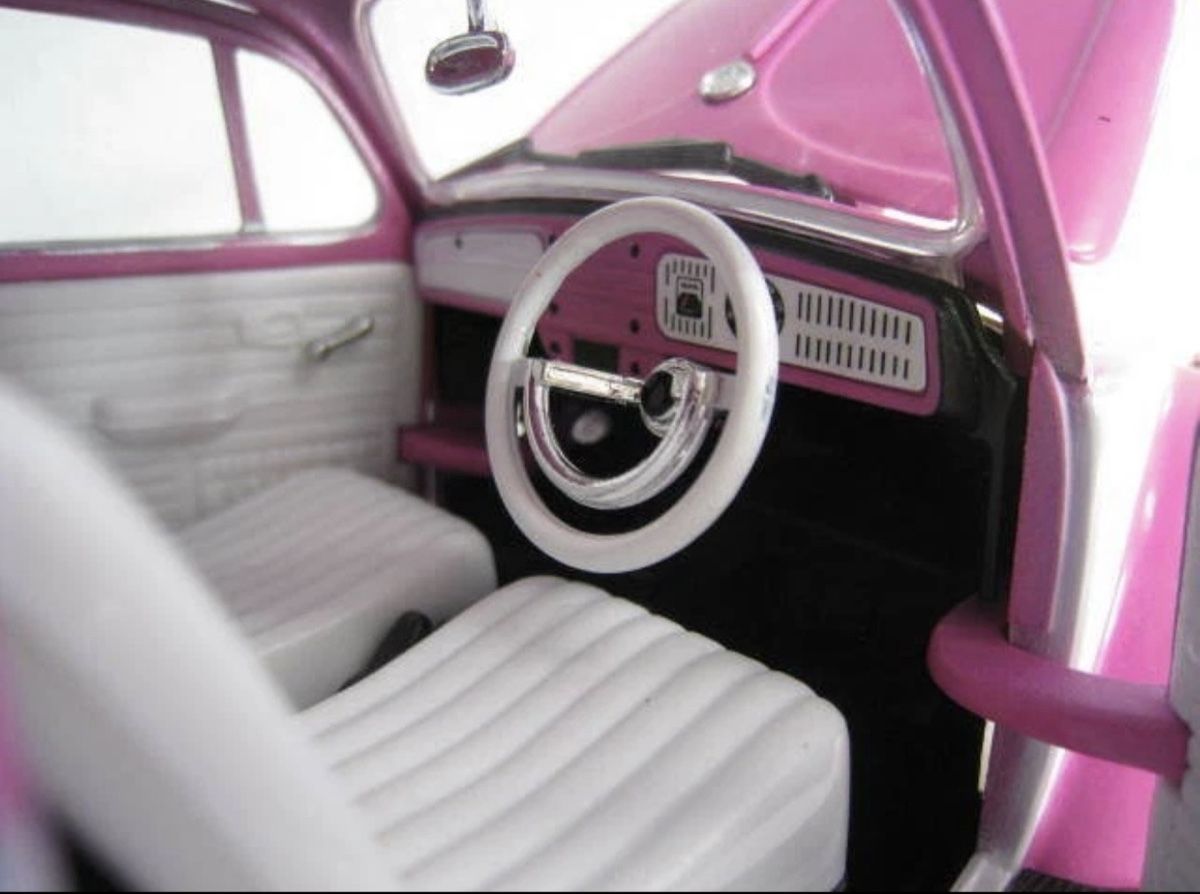 Volkswagen Modellini d'auto: VW Käfer Modellauto, rosa/weiss, – Nuovo (secondo la descrizione) da Basel venduto da Zomeg 7