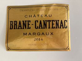 Etikette Château Brane-Cantenac, Margaux 2014 - Grand Cru
