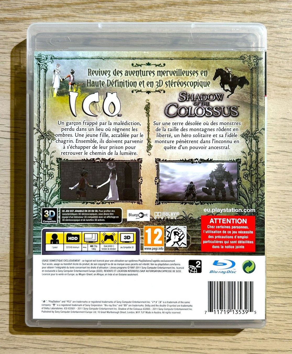 Sony Giochi: ICO & Shadow of the Colossus Classics HD PS3 – Usato da St. Gallen venduto da Alpine.Arcade 1