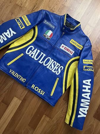 Yamaha VR 46 Lederjacke moto Giacca chaqueta seaicead Racing
