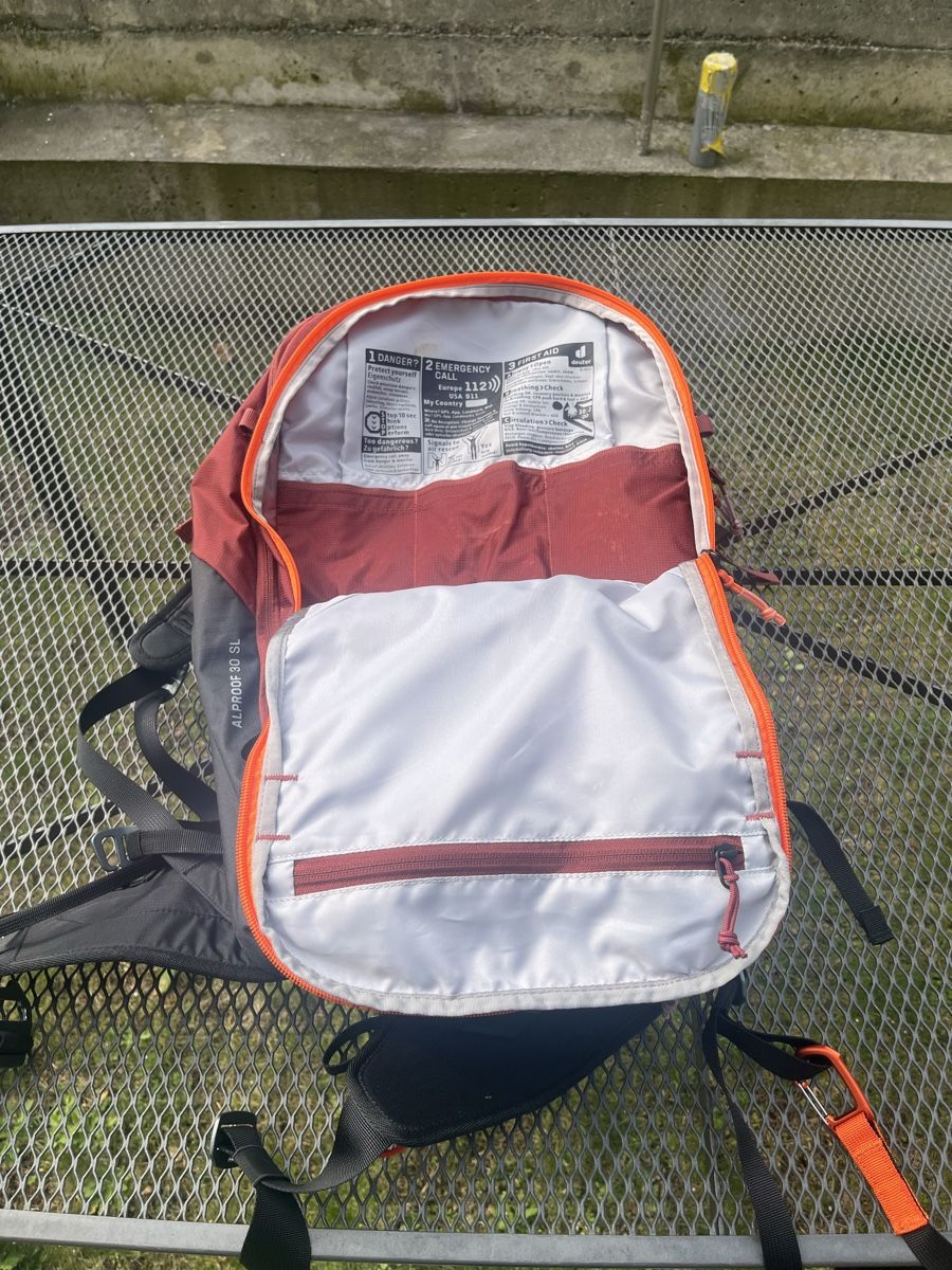 Deuter Zaini: Airbag lawinen rucksack – Usato da giubiasco venduto da kikkokakkio 3