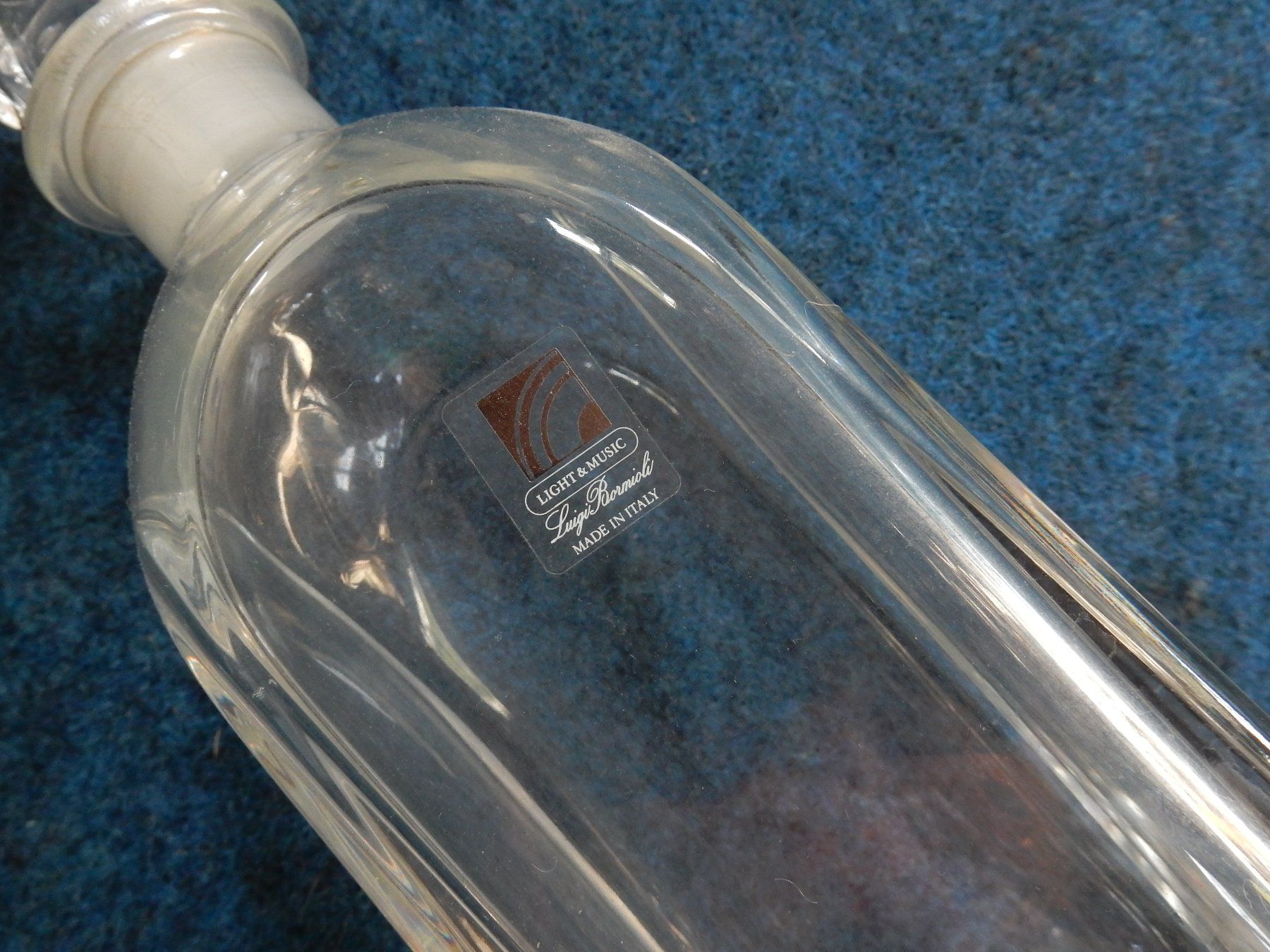 Karaffen: Luigi Bormioli Karaffe "Light & Music" Glas Wein Schnaps – Gebraucht aus Jona von simongarden
