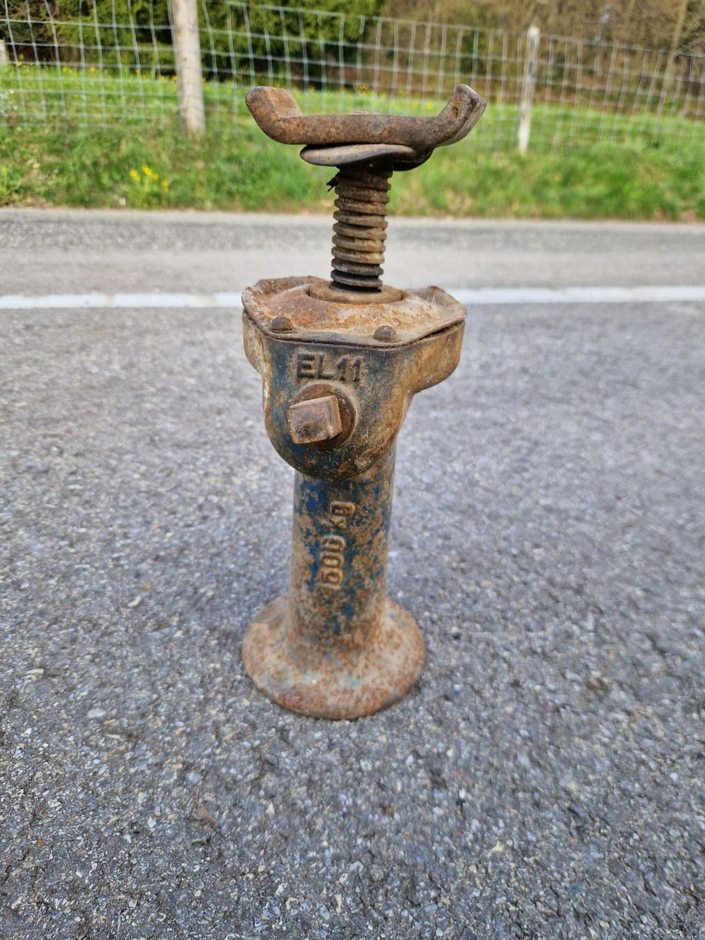 Bührer Trattori: Bilstein EL11 Oldtimer Wagenheber mechanisch, Traktor Bührer – Difettoso da Dürnten venduto da Bachtel84 6