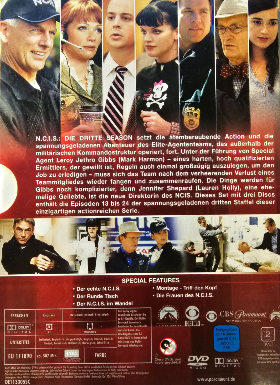 Tutti i DVDs: NCIS Season 3 - 2. Teil – Usato da Wahlen b. Laufen venduto da Cg10 1