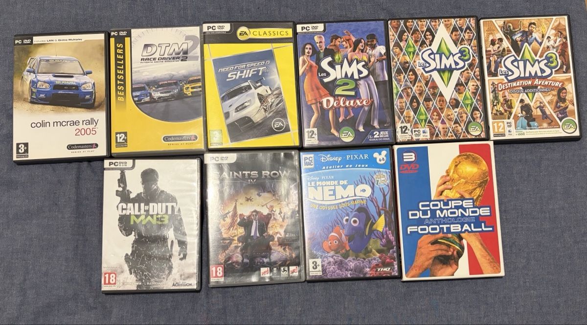 Giochi: Lot de 9 jeux PC divers – Usato da Genève venduto da AlBE909