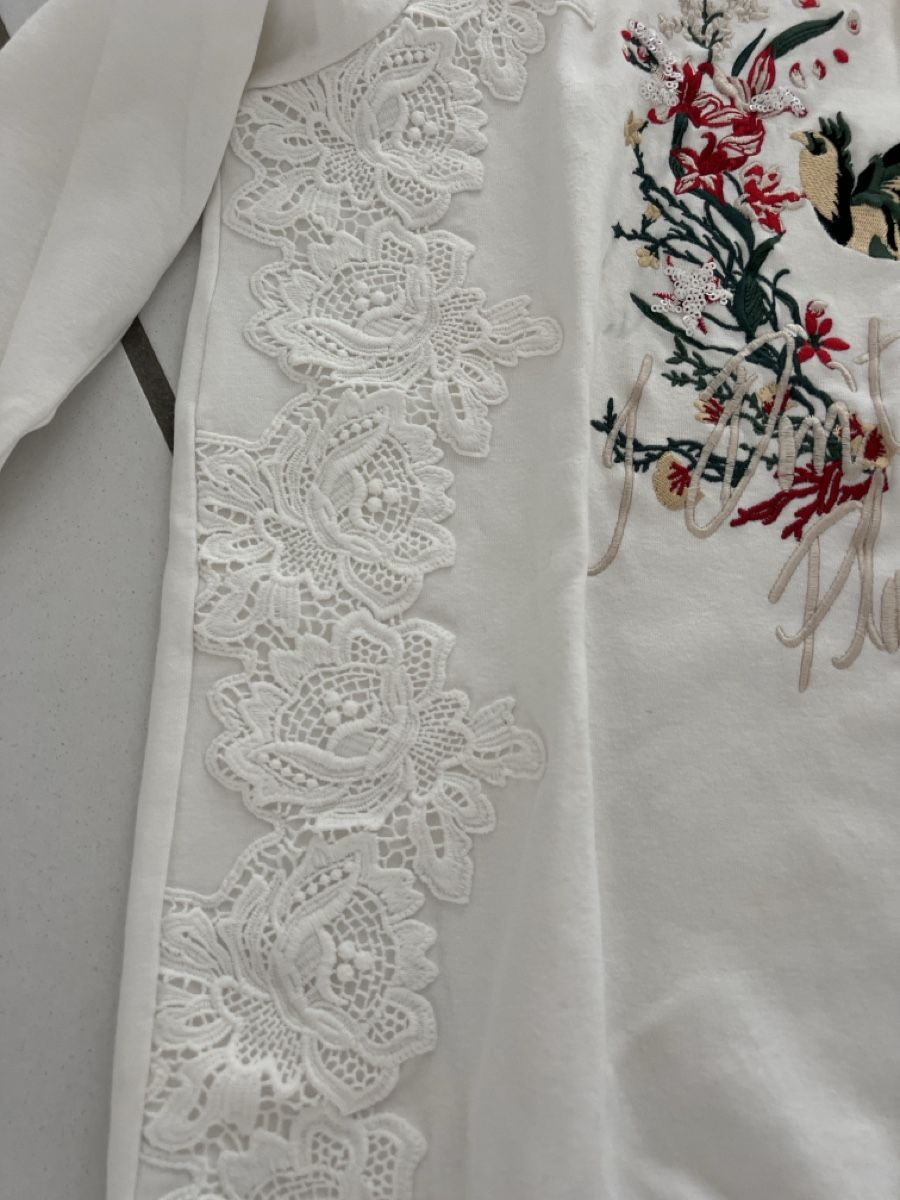 Guess Maglioni & Felpe: Guess Pullover Weiss mit Vogelmuster, Gr. M, Top Zustand! – Usato da Oberuzwil venduto da DanaB01 1