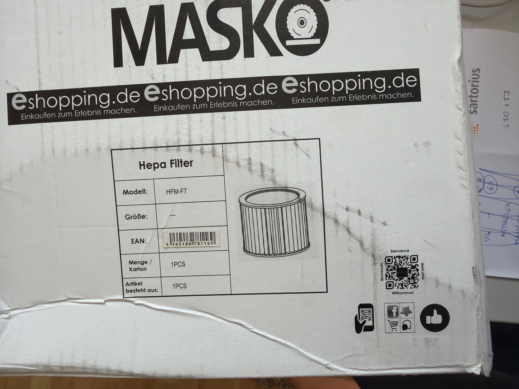 Altro per la casa: MASKO HEPA-Filter, Modell HFM-F7 – Nuovo e nell'imballaggio originale da Amriswil venduto da JaJa-Express