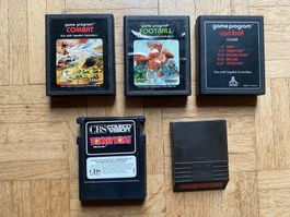 5x Atari, ColecoVision, IntelliVision Spiele