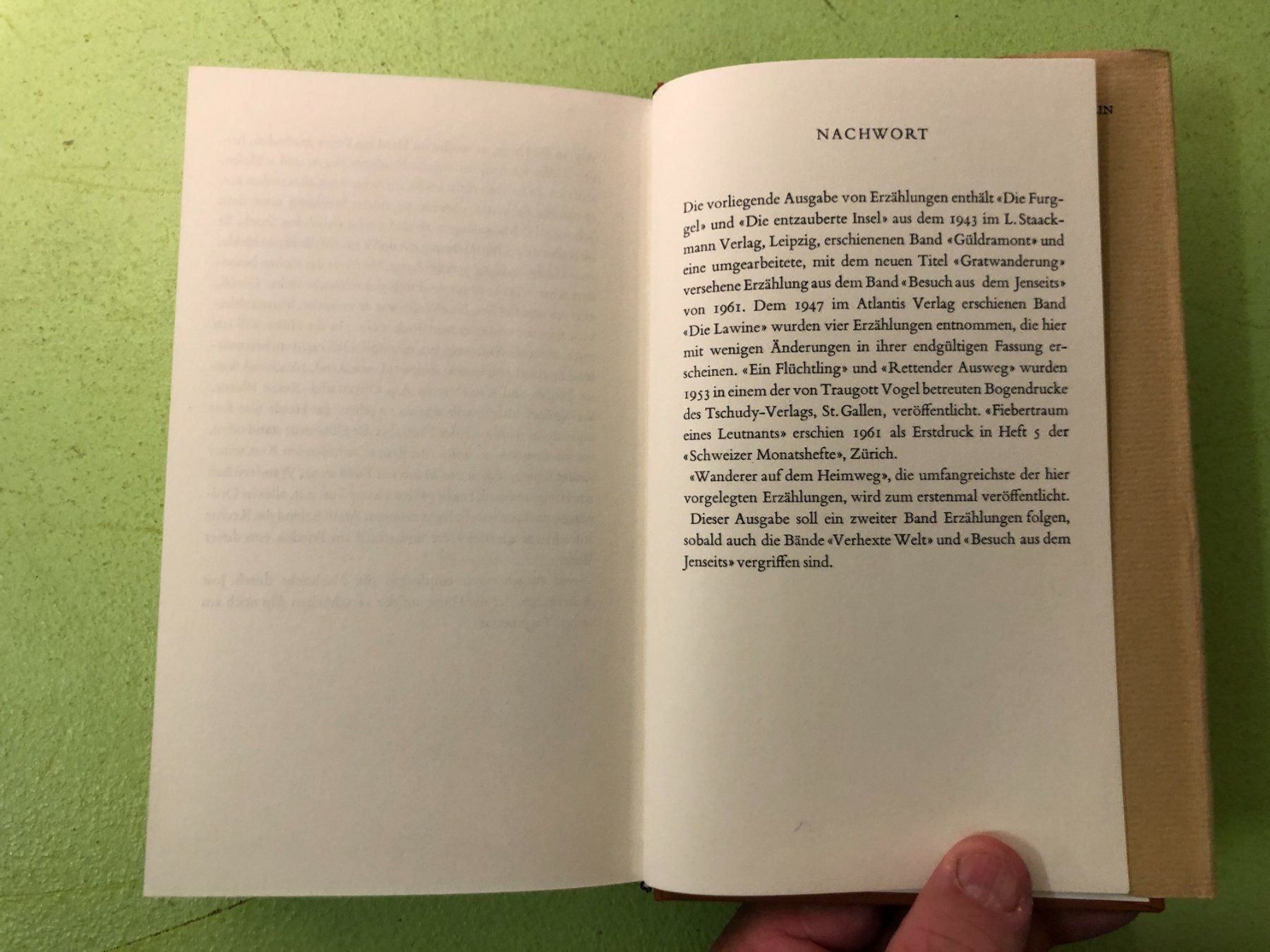 Libri: Meinrad Inglin: Erzählungen I – Usato da Zürich venduto da allp 9
