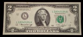 2US$ - 200 Years for USA - L18343104A 12