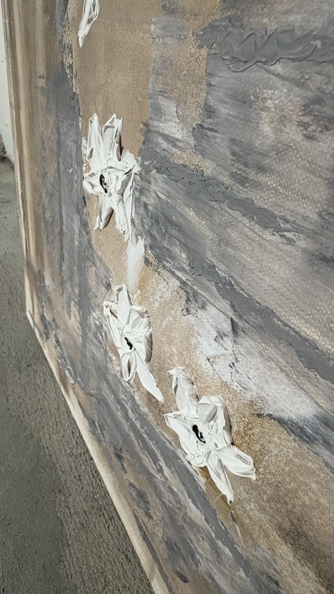 Dipinti: Leinwandbild - Kunst mit Struktur, Handgemalt – Nuovo (secondo la descrizione) da Winterthur venduto da kla_qn8d 2