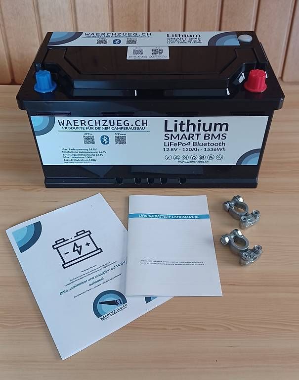 Accus & piles: Lithium Batterie 120 Ah – Neuf (Voir description) à Küssnacht am Rigi par LadyA1