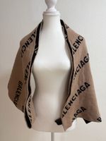Balenciaga Wollschal, beige/schwarz, super Zustand!