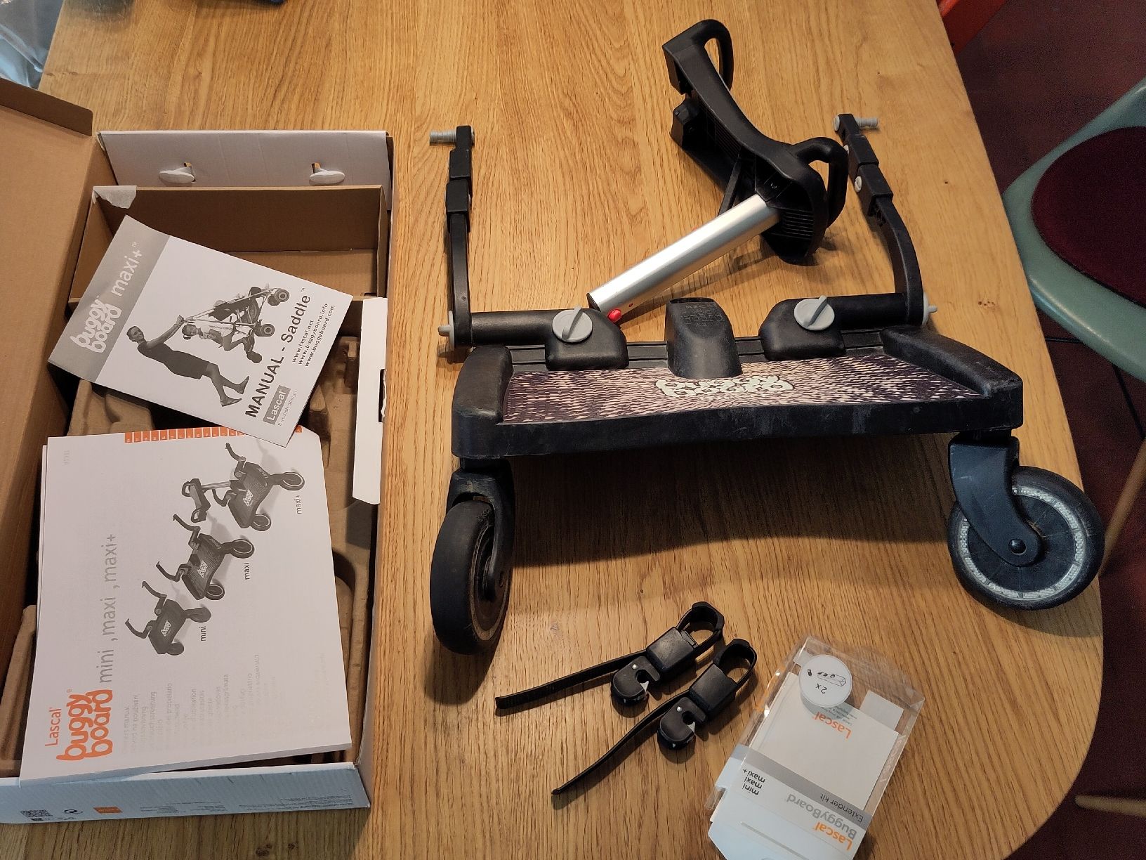 Lascal Accessori per carrozzine: Lascal BuggyBoard maxi+ mit Sattel, gut erhalten – Usato da Lufingen venduto da Velutluna 1