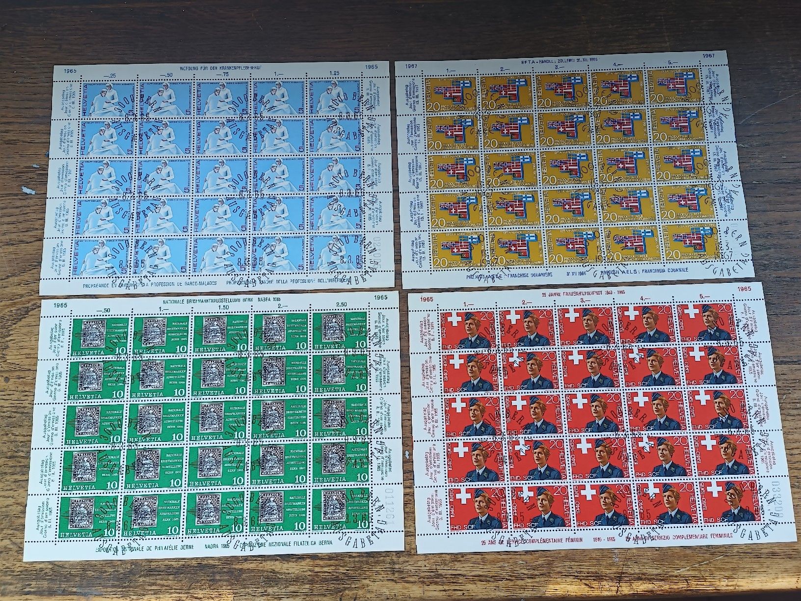 Tous les timbres: Sammlung Briefmarken Bögen – D'occasion à Brugg AG par Ente015 2